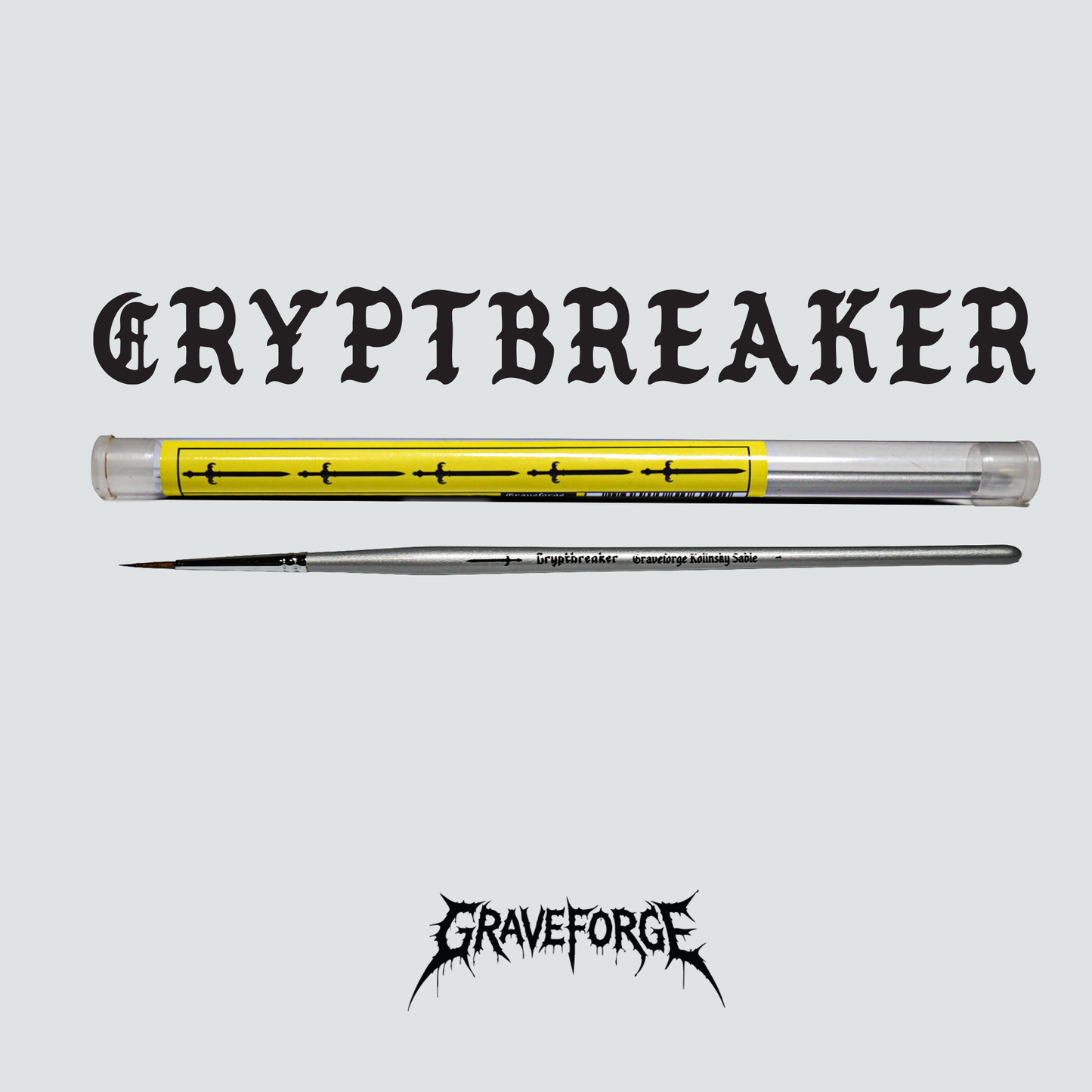 Graveforge Cryptbreaker - Size 1 Kolinsky Brush