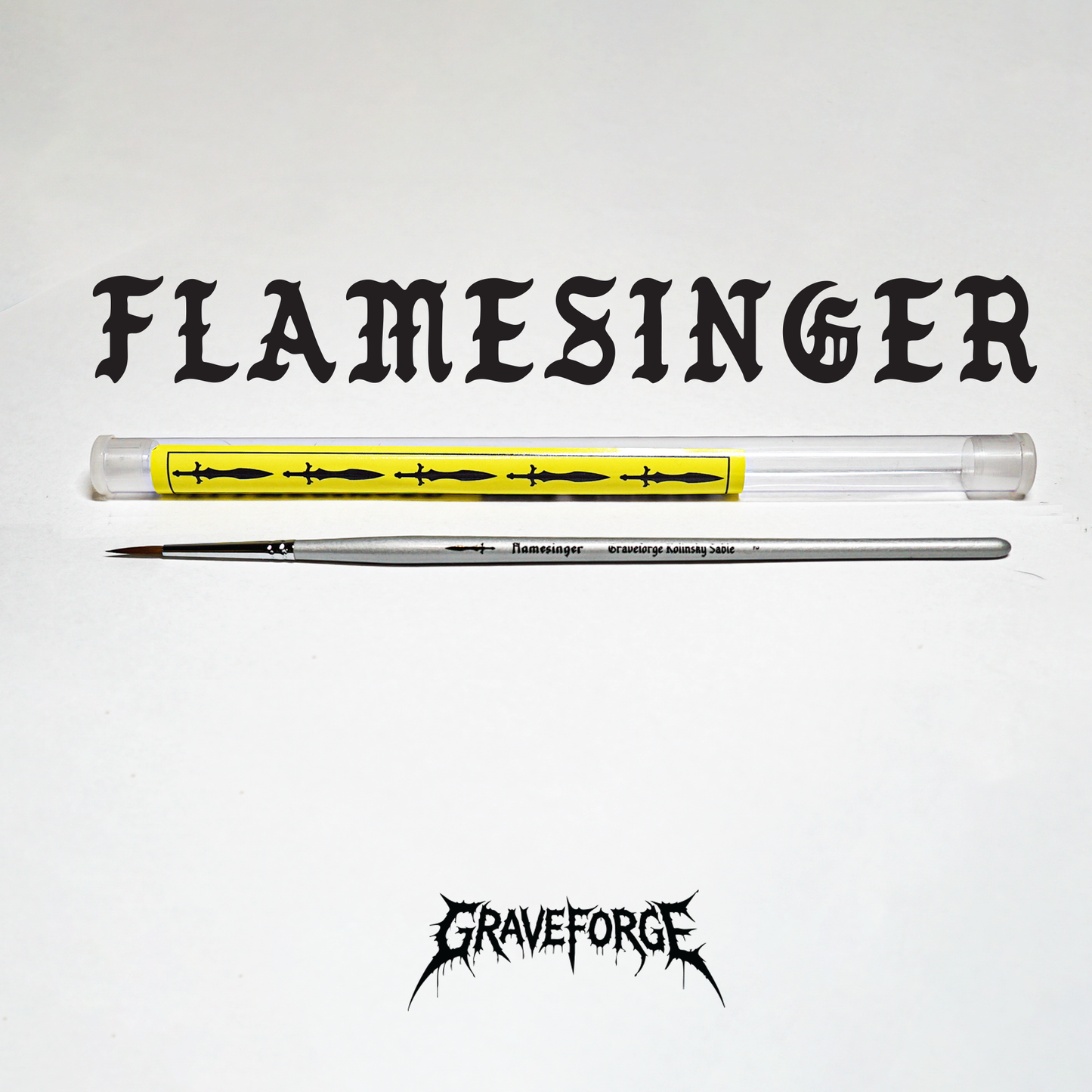Graveforge Flamesinger - Size 2 Kolinsky Brush