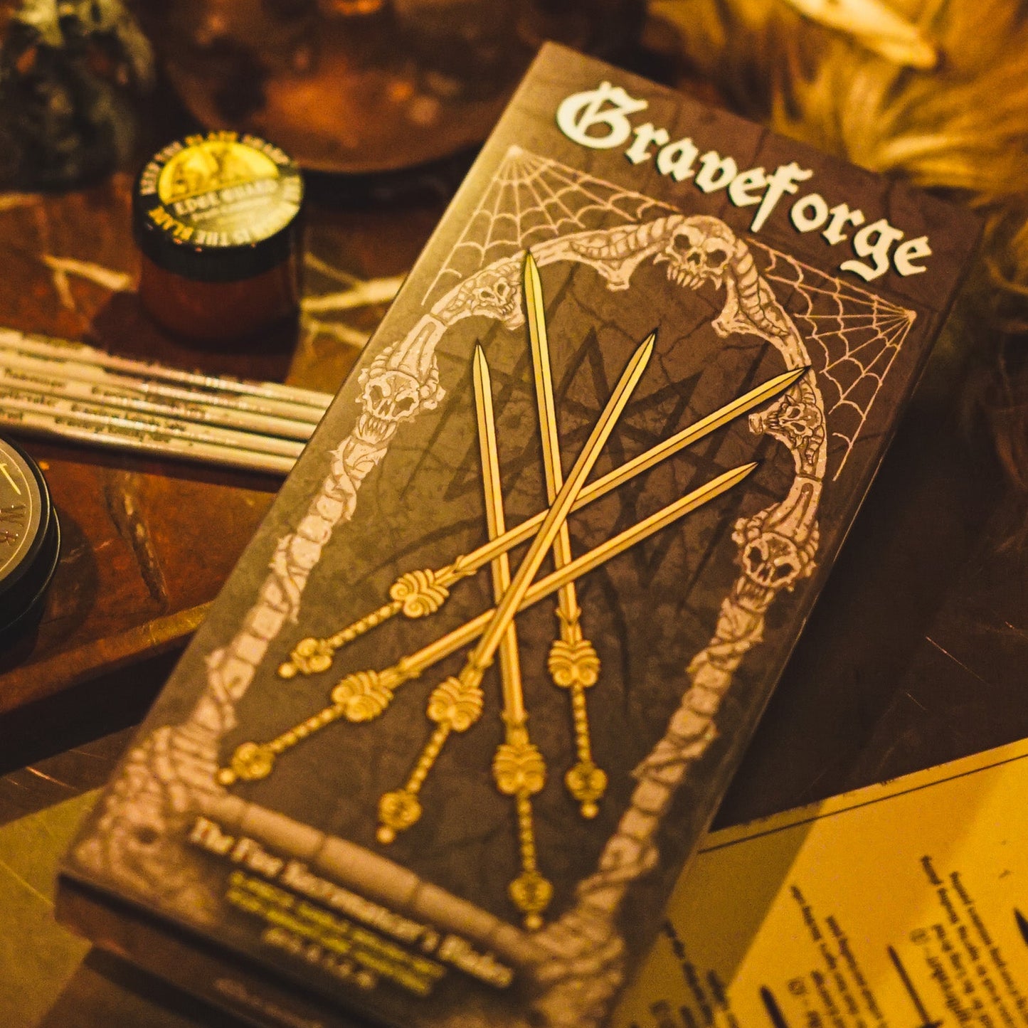 Graveforge The Five Blades - 5-Piece Miniature Painting Brush Set (Kolinsky Sable)