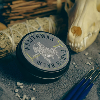 WRAITHWAX™ Brush Soap + Edge Guard Conditioner Balm for Miniature Painting (1.5 oz)