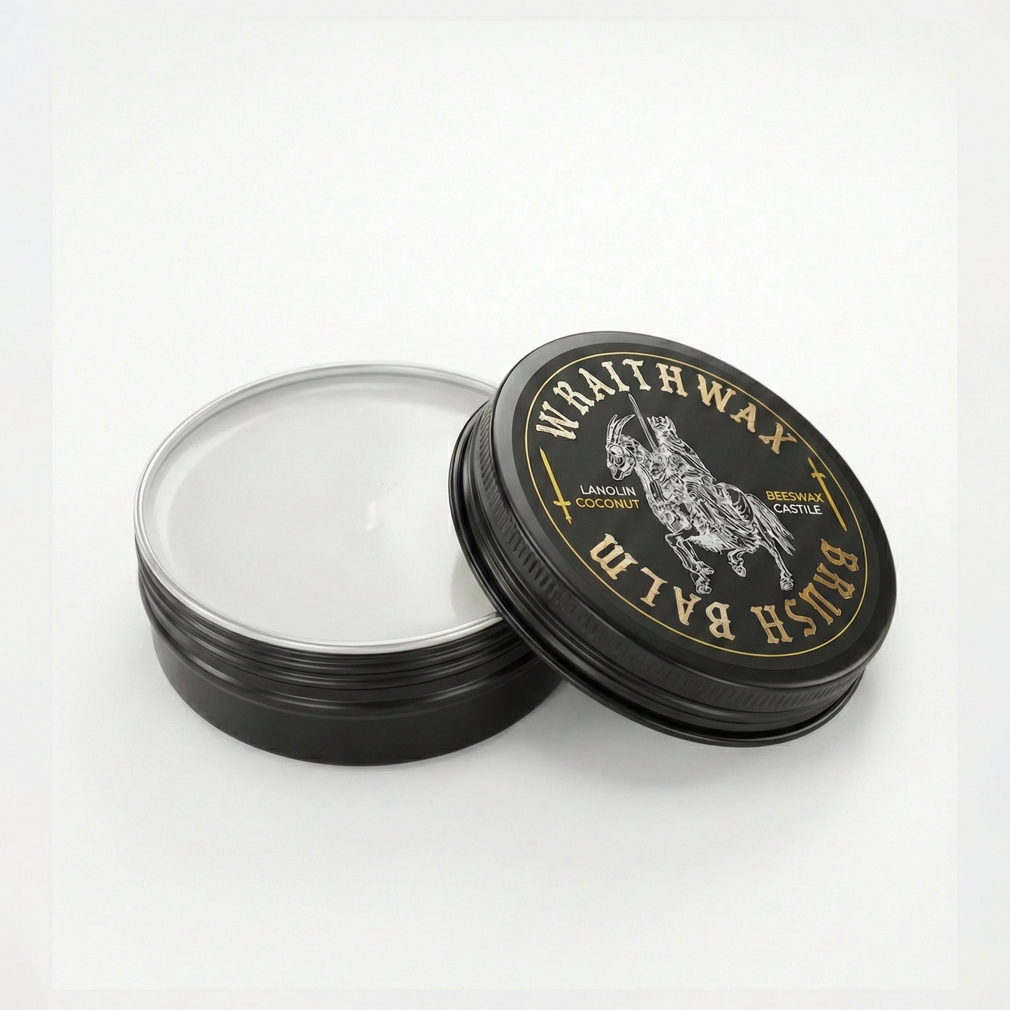 WRAITHWAX™ Brush Soap + Edge Guard Conditioner Balm for Miniature Painting (1.5 oz)